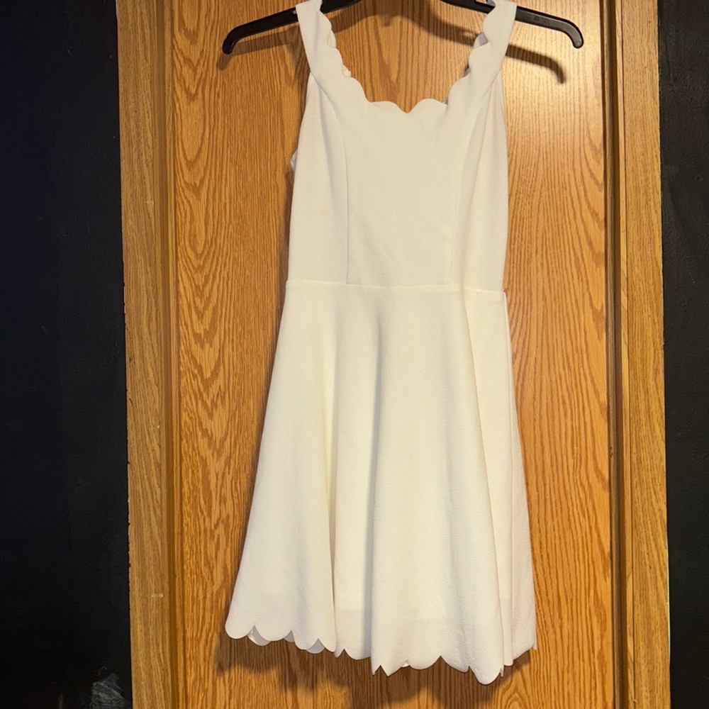 White summer or formal dress